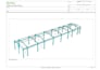 design steel structure with wind load and permit drawings
